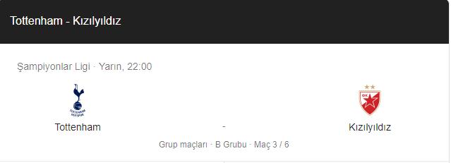 Tottenham - Kızıl Yıldız iddaa tahmin.jpeg